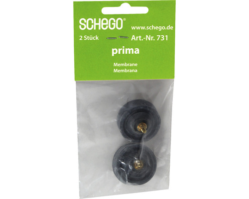 Schego Prima Membran im Doppelpack für Aquarienluftpumpe