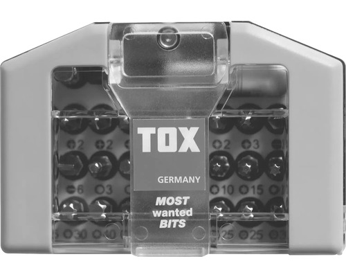 TOX Bitset mit verschiedenen Schrauberbits in Kunststoffbox