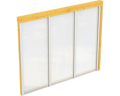 Paroi latérale SKAN HOLZ für Toiture pour terrasses 255x200 cm chêne clair Paroi latérale SKAN HOLZ für Toiture pour terrasses 255x200 cm chêne clair