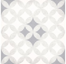 Feinsteinzeug Dekorfliese Brügge grau 22,3 x 22,3 cm mi x