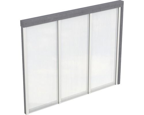 Paroi latérale SKAN HOLZ für Toiture pour terrasses 255x200 cm gris ardoise Paroi latérale SKAN HOLZ für Toiture pour terrasses 255x200 cm gris ardoise