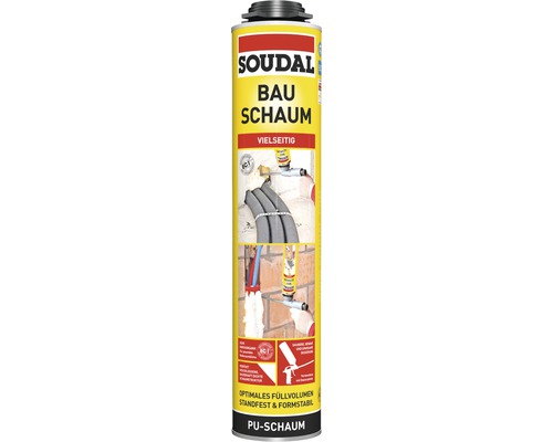 Mousse en pistolet Soudal B2 beige 750 ml