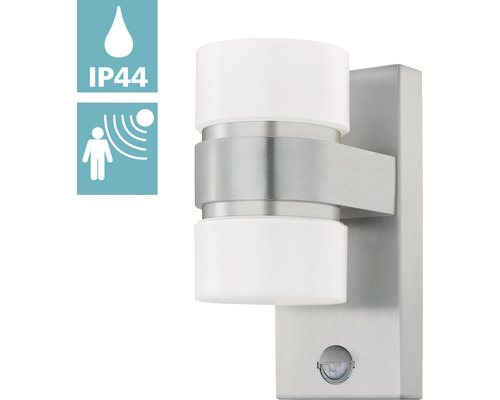 Aussenwandleuchte mit Bewegungsmelder und Schutzart IP44