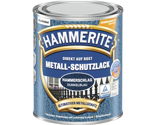 Hammerite Metallschutzlackdose direkt auf Rost