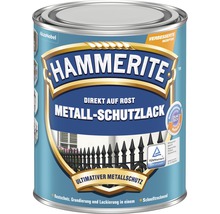 Peinture à effet martelé HAMMERITE laque à effets bleu foncé 250 ml