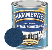 Peinture à effet martelé HAMMERITE laque à effets bleu foncé 250 ml