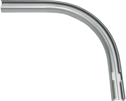 Arc à droite pour rail de rideau 13 mm aluminium