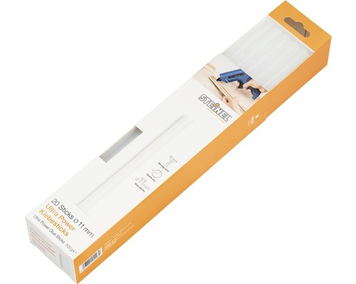 Bâtons de colle Steinel Ultra Power Ø 11 mm pack de 20 Paquet de bâtons de colle, diamètre onze millimètres, vingt pièces