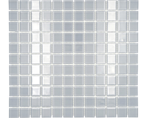 Glasmosaik CM 4021 hellgrau 30,2x32,7 cm