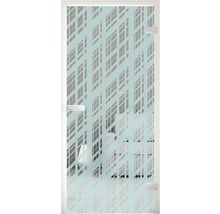Porte en verre avec motif graphique pour l''intérieur