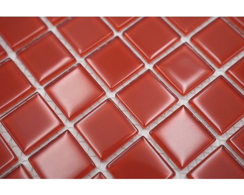 Carreaux de mosaïque en verre carrés, gros plan