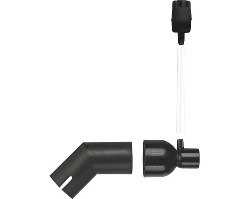 Kit d''accessoires pour pompes de bassin composé d''un raccord de tuyau, d''un coude, d''un raccord en T et d''un tuyau d''élévation.