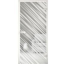 Porte en verre avec décor pour l''intérieur