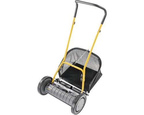 Tondeuse à gazon manuelle avec bac de ramassage