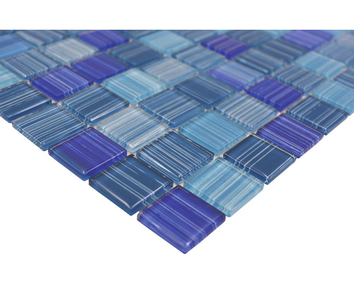 Quadratische Glasmosaikfliesen