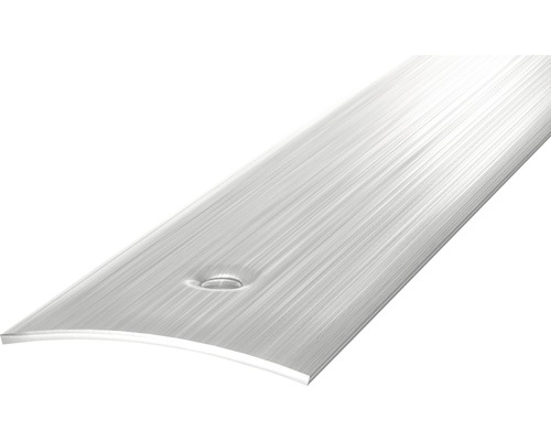 Prinz Übergangsprofil Edelstahl gebürstet gelocht 30 x 2700 mm Aluminium Übergangsprofil mit Befestigungslöchern