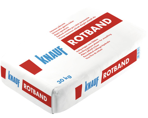 Plâtre adhésif à lisser Knauf Rotband 30 kg