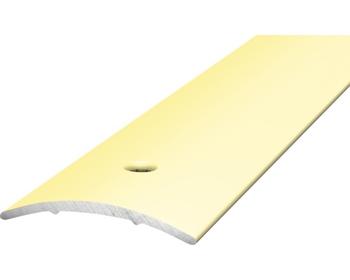 Prinz Übergangsprofil Alu sahara gelocht 30 x 2700 mm Metall Abschlussprofil mit Bohrloch
