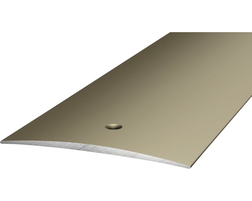 Barre de seuil aluminium acier inoxydable mat perforé 60 x 2700 mm