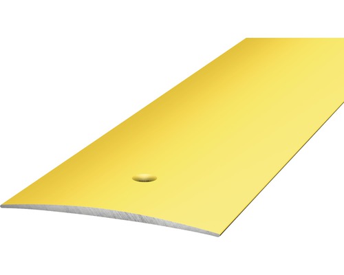 Barre de seuil aluminium doré perforé 40 x 2700 mm