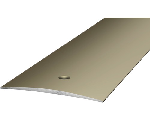 Barre de seuil aluminium acier inoxydable mat perforé 50 x 1000 mm