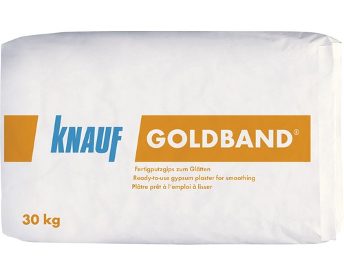 Plâtre prêt à l'emploi à lisser Knauf Goldband 30 kg - HORNBACH Luxembourg