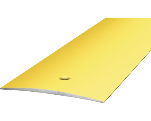 Barre de seuil aluminium doré perforé 50 x 2700 mm