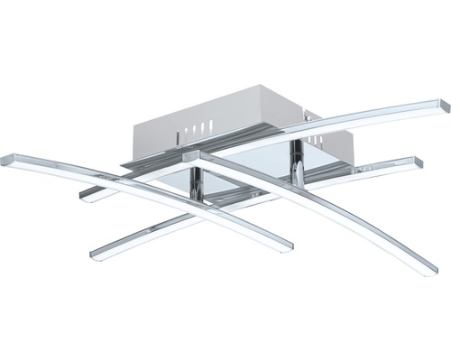 Deckenleuchte mit gebogenen Lichtelementen
