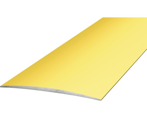 Prinz Übergangsprofil Alu gold selbstklebend 50 x 2700 mm Goldfarbene Aluminium Flachstange