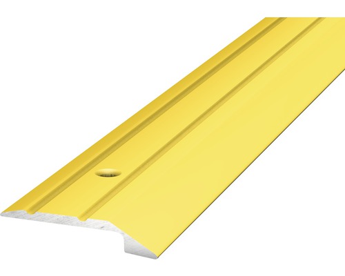 Prinz Abschlussprofil Alu gold gelocht 30 x 2700 mm Gelbes Übergangsprofil für Bodenbeläge