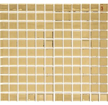Mosaïque de verre CM 4GO1 or 30,5x32,5 cm