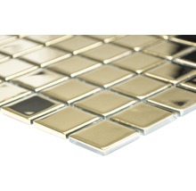 Mosaïque de verre CM 4GO1 or 30,5x32,5 cm
