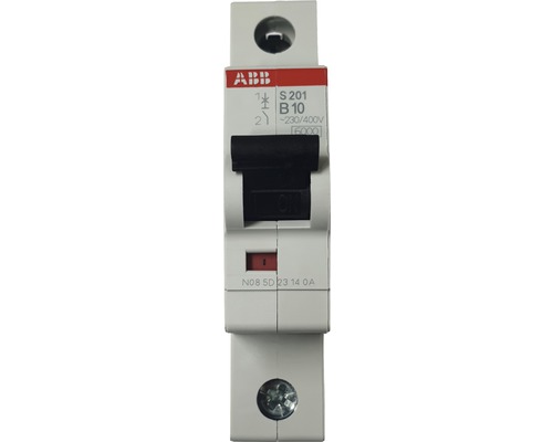 Disjoncteur automatique ABB S201-B10 10A B 1 pôle