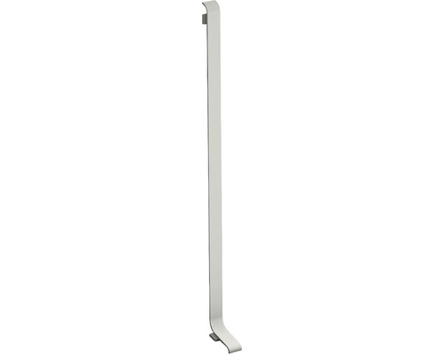 Pièce d'extrémité Prinz droite pour plinthe en aluminium 11x100 mm titane (1 pce) Pièce d'extrémité Prinz droite pour plinthe en aluminium 11x100 mm titane (1 pce)