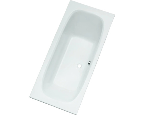Rechteckige Badewanne aus Stahl