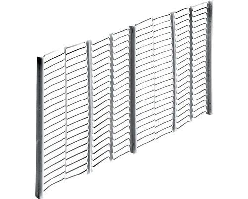 CATNIC Rippenstreckmetall Stahl verzinkt 2500 mm x 600 mm x 0,28 mm Sichtschutzzaun aus Lamellen