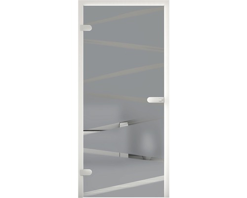 Glastür mit horizontalen Streifen für den Innenbereich