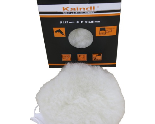 Capot de polissage Kaindl avec un diamètre de 115 millimètres à 125 millimètres et emballage