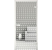 Paroi de douche avec motif carré