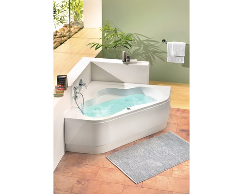 Baignoire balnéo OTTOFOND Luxor 140 x 140 cm blanc brillant 63101