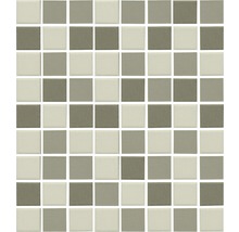 Mosaïque avec éléments carrés en différentes nuances
