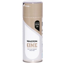 Peinture aérosol Maston ONE brillant gris beige 400 ml