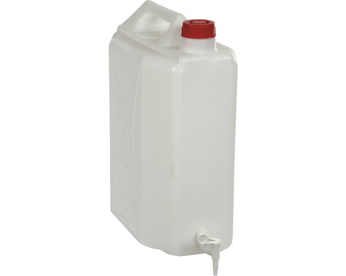 Bidon en plastique + robinet - 20 L