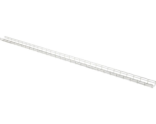 Chemin de câbles en treillis Legrand 54x100 mm Cablofil galvanisé 3 m Vue de dessus d''un chemin de câbles