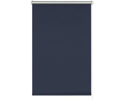 Store à clipser occultant sans perçage thermo pour fenêtres et portes bleu 45x150 cm avec support de serrage