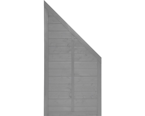 Élément de finition Konsta Venga 90 x 180/90 cm à droite, gris clair