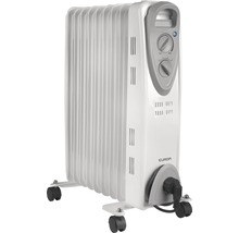 Radiateur à bain d''huile électrique avec roulettes pour chauffage mobile