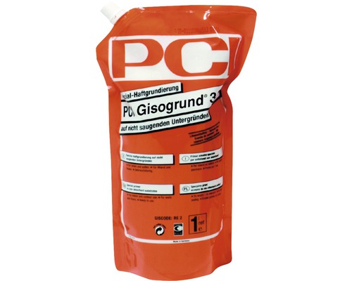 Sous-couche d'accrochage spéciale PCI Gisogrund® 303 sur supports non absorbants 1 l