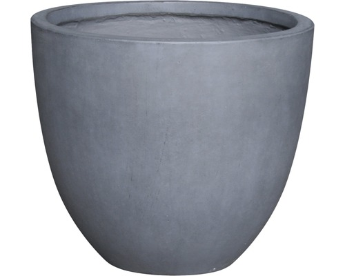Grauer Pflanztopf aus Beton
