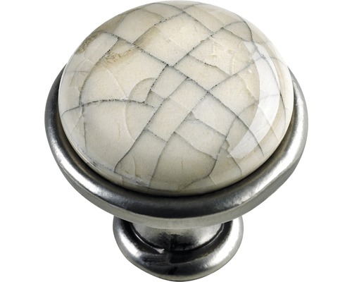 Möbelknopf mit Marmorstruktur